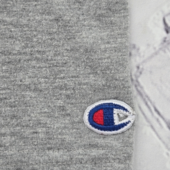 Champion Gray Men's T-Shirt SIZE:LARGE - Picture 2 of 9